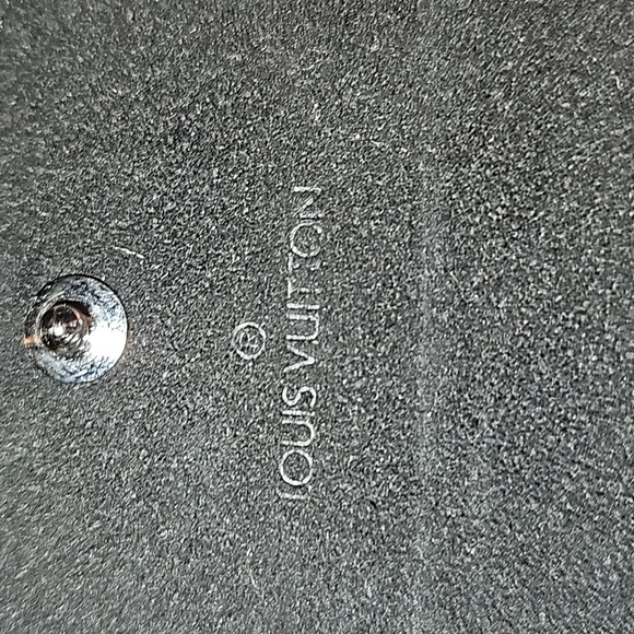 Louis Vuitton Damier Infini Cufflinks with Matching Leather Case - Picture 5 of 11